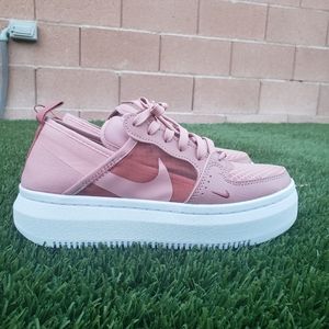 Nike court vision low ALTA rust pink women's sneak
